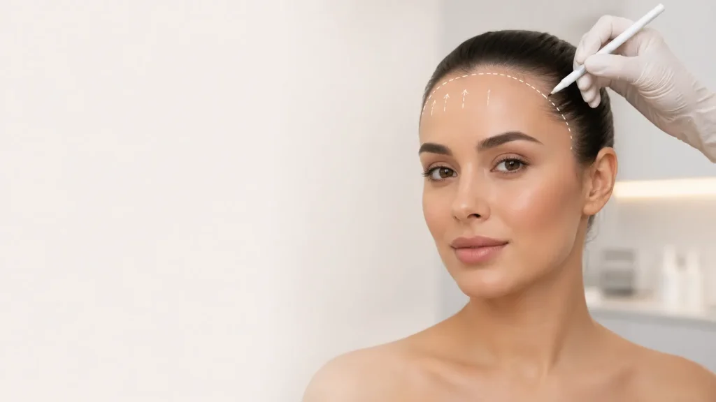 Forehead Tightening Plastic Surgery in Istanbul/Turkey